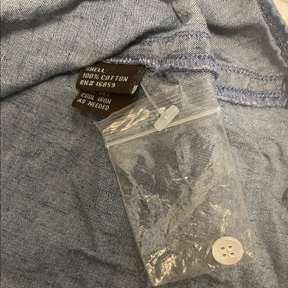J. McLaughlin Button Down Denim Shirt - Picture 9 of 9